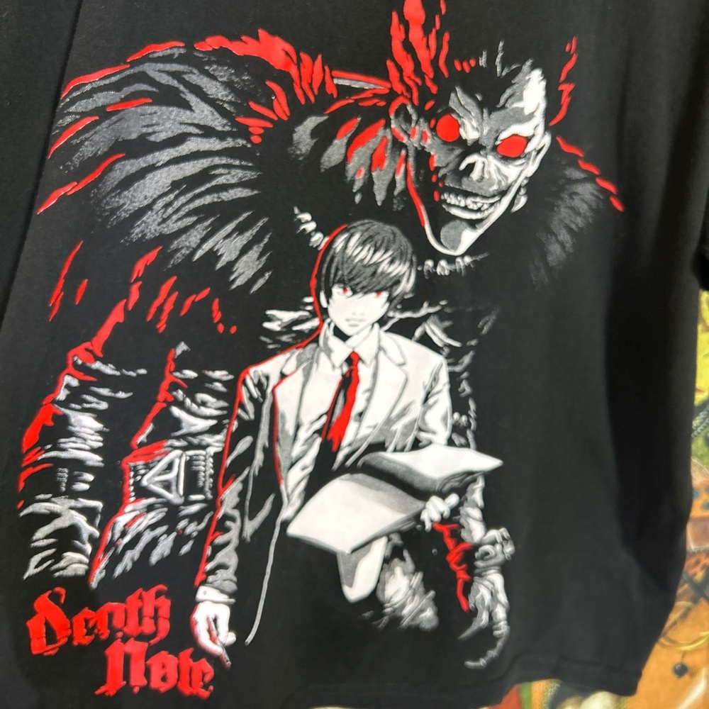 Black Death Note Graphic T-Shirt